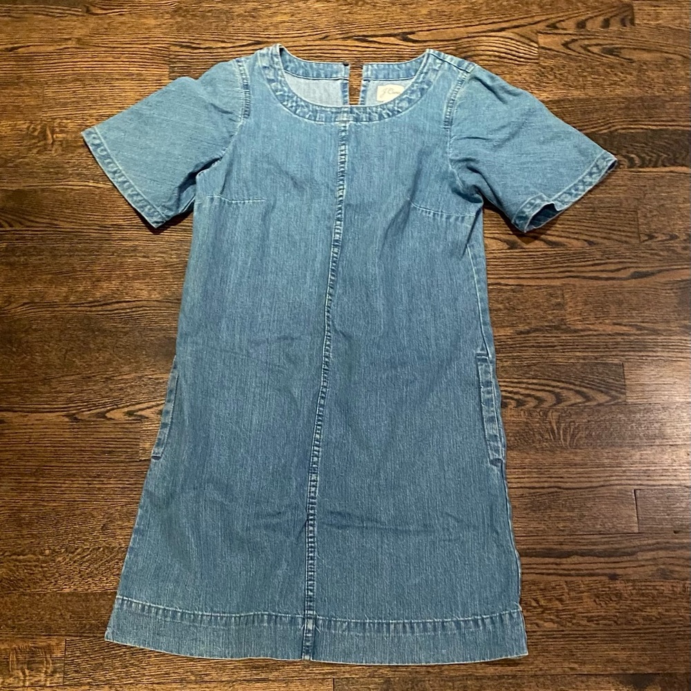 J. Crew Denim Dress Size 00